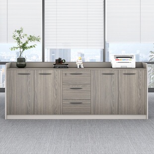 矮柜会议室茶水柜办公室办公柜子文件柜隔断柜带锁储物柜打印机柜