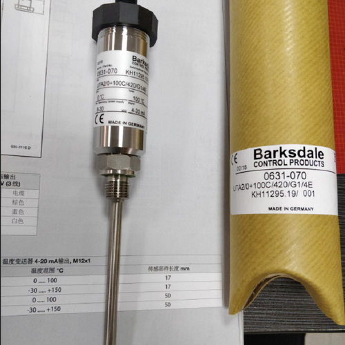 UTA2/0+100°C/4-20/G1/4E M12/F/17mm E1 0631巴士德Barksdale