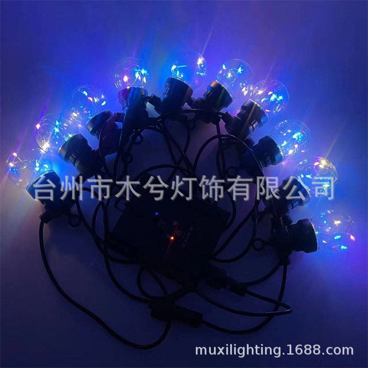 LEDG50太阳能铜线灯铜丝灯球泡灯串3V户外防水婚庆节日户外装饰