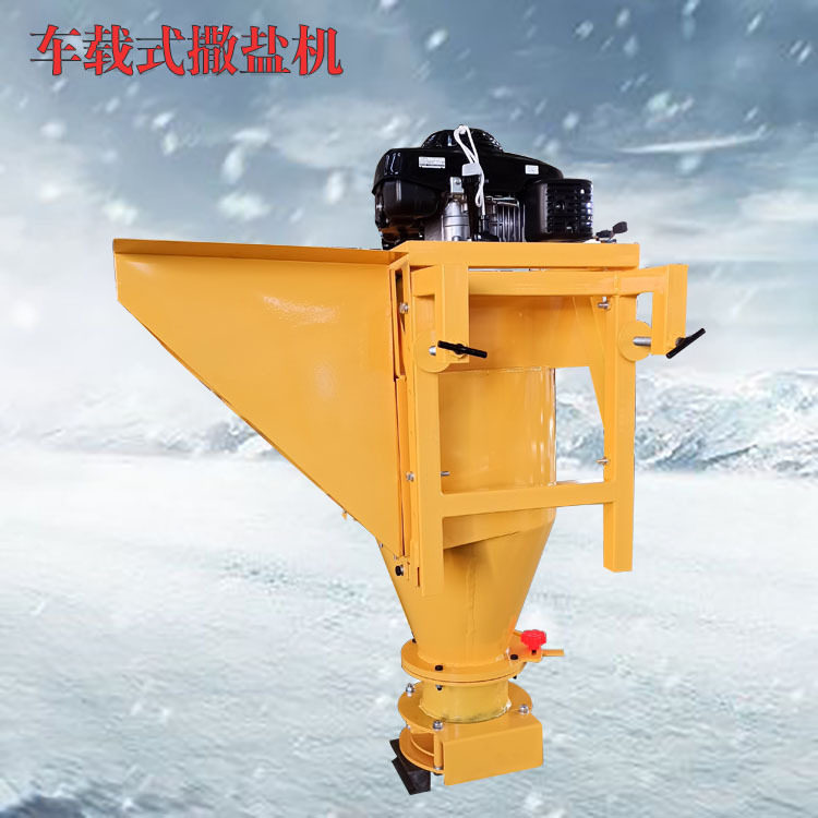 物业小区冬季高速融雪剂撒布机 道路清雪后挂式撒盐设备 除雪设备