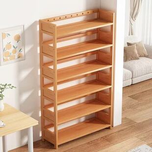 置物架多层收纳木架子落地家用厨房多功能菜架靠墙简易小型书货架