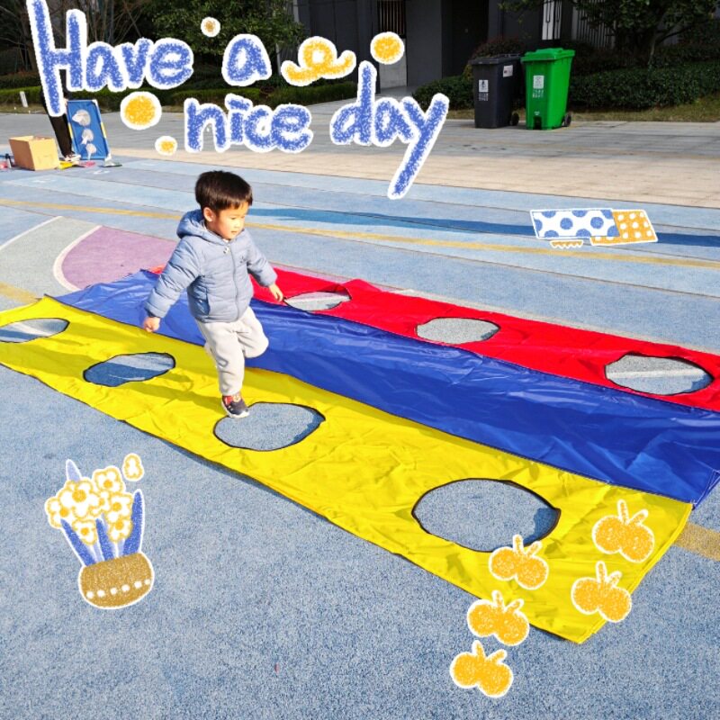 体智能新品穿越时空幼儿园户外活动感统训练器材爬行跳跃平衡练习
