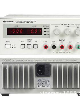 是德直流电源E3630A35W三路输出6V2.5A和±20V0.5A线性电源台