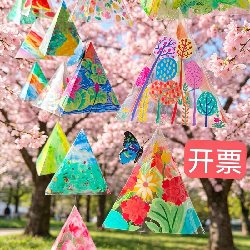 幼儿园环创装饰金字塔吊饰儿童