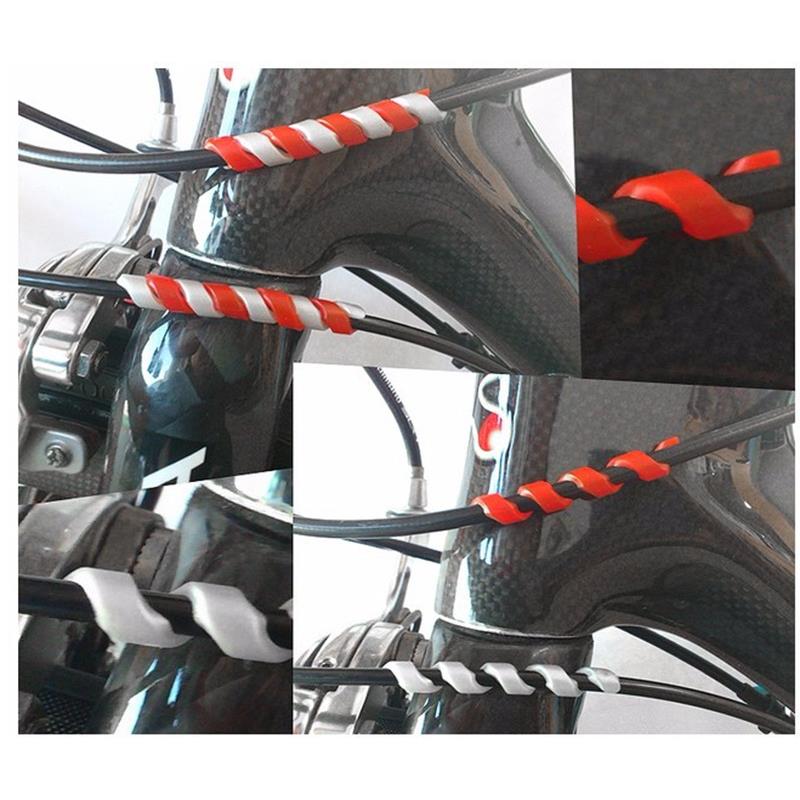 直销新款2018新款自行车车架保护套 刹车线变速线线胶彩色线胶套