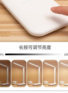 新款直销led学习专用护眼学生台灯 书桌作业灯充插电式卧室宿舍床