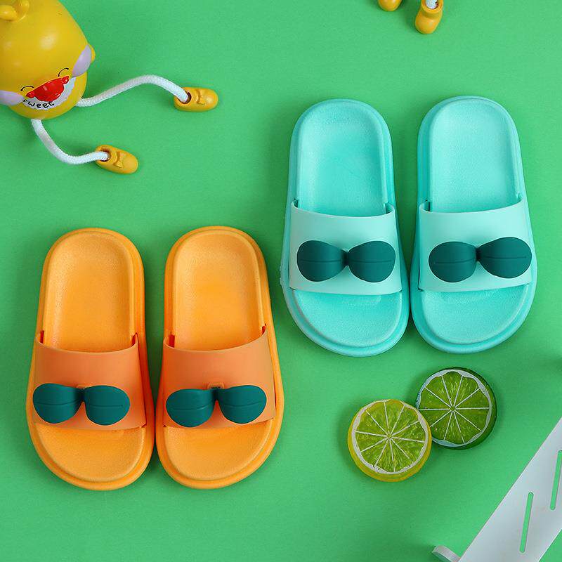 直销新款儿童拖鞋夏季卡通小叶芽男女宝宝居家户外柔软可爱中小童
