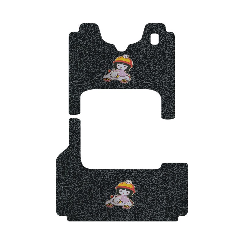 适用于宝鸽C60电动三轮车脚防水皮革踏板垫脚踩垫防水丝圈垫座套