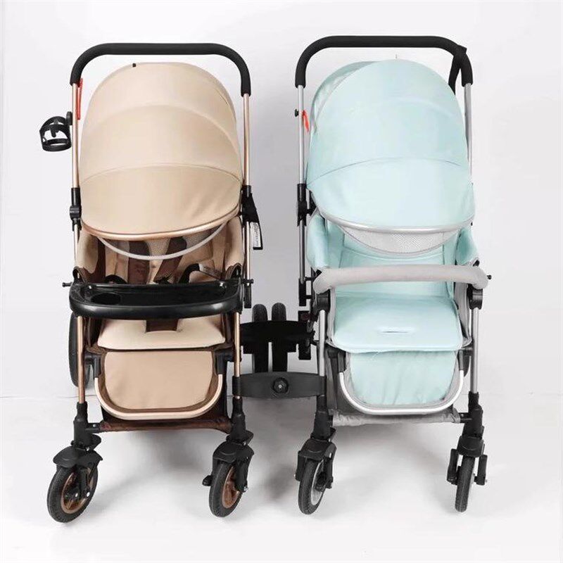 双胞胎婴儿推车可坐可躺轻便折叠可拆分新生宝宝婴儿车双向推行