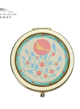 新款湖南博物院太阳神树化妆镜子折叠便携小巧送女朋友闺蜜生日礼