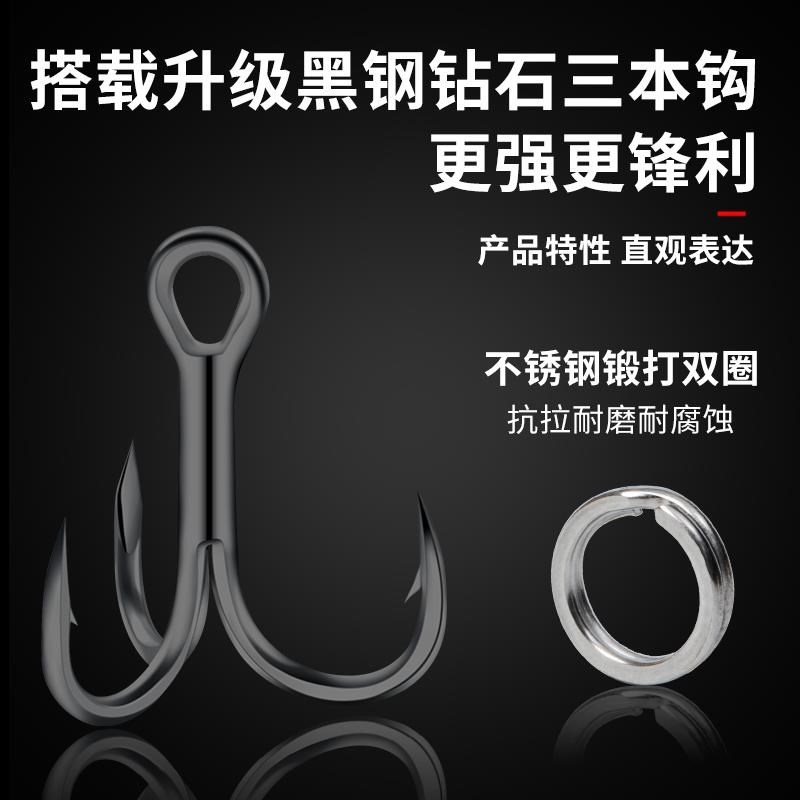 远投小铁板路亚饵套装亮片夜光拟饵翘嘴鲈鱼专杀海钓鲅鱼淡水假饵