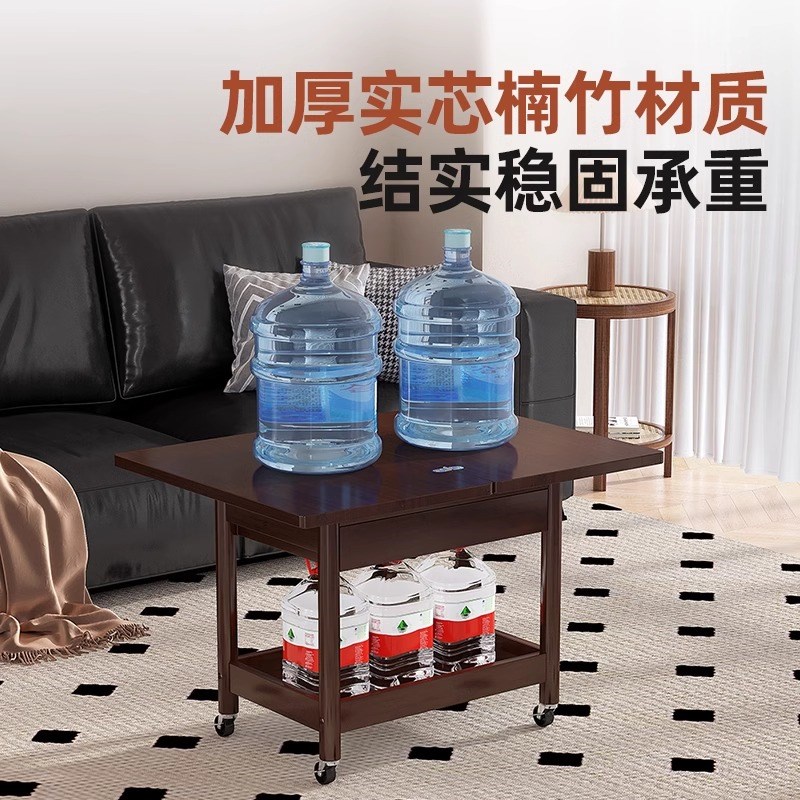 沙发边柜侧柜可移动茶几小桌子旋转边几客厅家用边桌置物架小户型