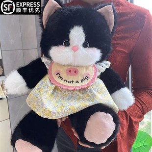 仿真小猫咪玩偶睡觉抱枕可爱娃娃公仔会跑步的猫美盛匠新毛绒玩具