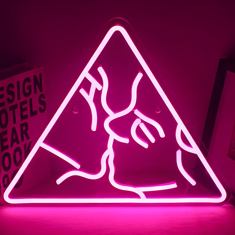 酒吧吧台网红装饰摆件挂墙led灯带霓虹灯发光字ins风背景墙氛围灯