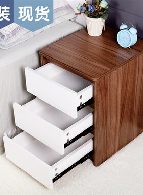 床头柜小型迷你简约现代实木纹小柜子定制储物收纳边柜25 30 35cm