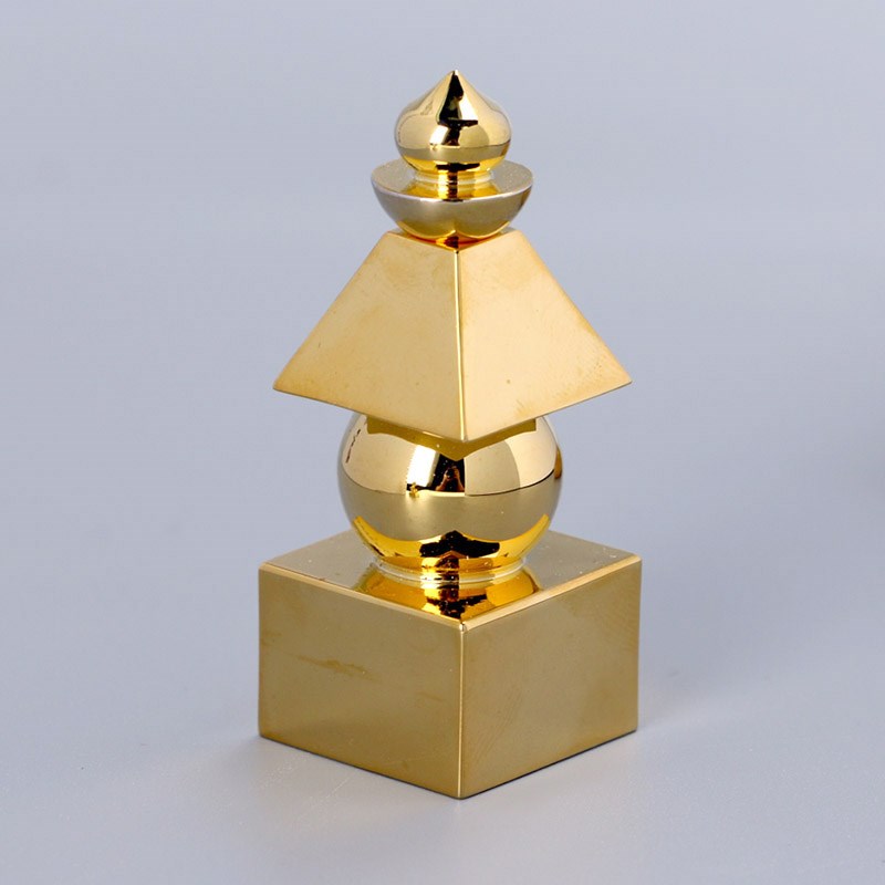 黄铜镀真金五轮塔宝箧印陀罗尼经可装藏送礼小号佛塔车载配饰摆件