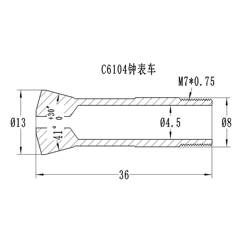 C6104钟表车床自动车床仪表车床筒夹白钢合金数控车床弹簧夹头