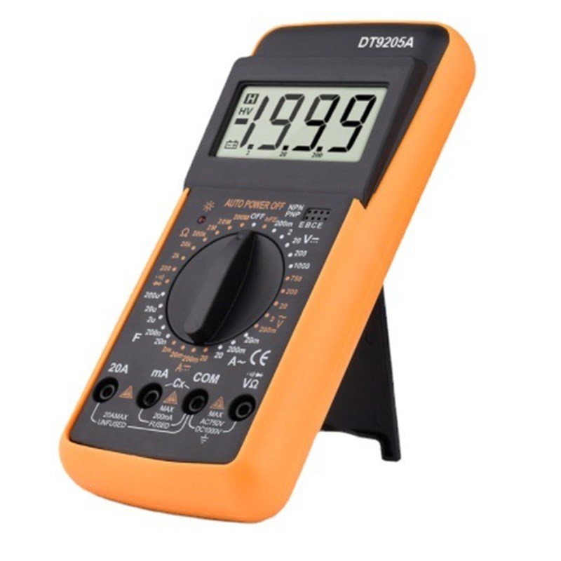 DT9205A智能防烧高精度数字万用表多功能数显万能表手持式