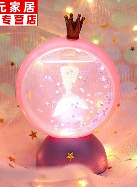 速发。家用小动物玻璃装饰品粉色书柜网红摆件可爱少女书桌桌子电