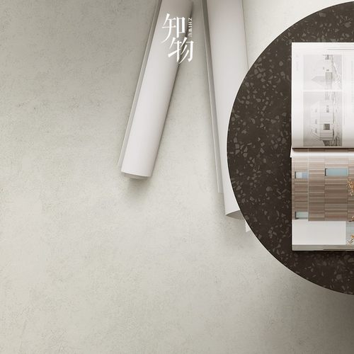 新侘寂微水泥瓷砖大板7501500素色客厅服装店防滑地砖卫生间墙砖