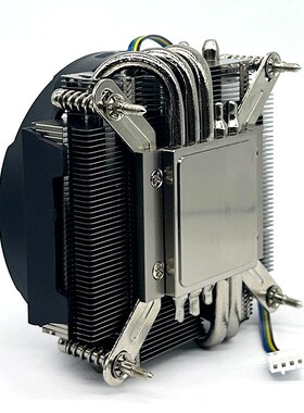 ITX电脑机箱48高115X 1700 1366 cpu散热器薄款下压镀镍12代1240