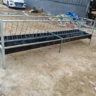 羊槽食槽新款双面羊槽养殖喂羊食槽羊草架子免费到村养羊槽子