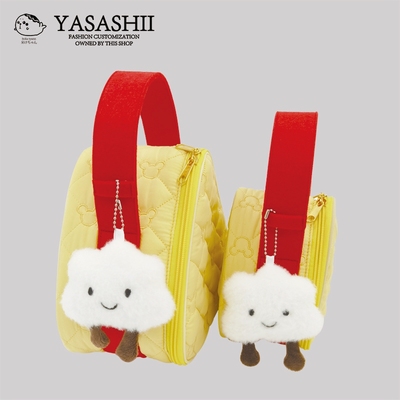 刚巧 迷你云朵保温袋子便携早餐保温包学生儿童饭团包手提便当包