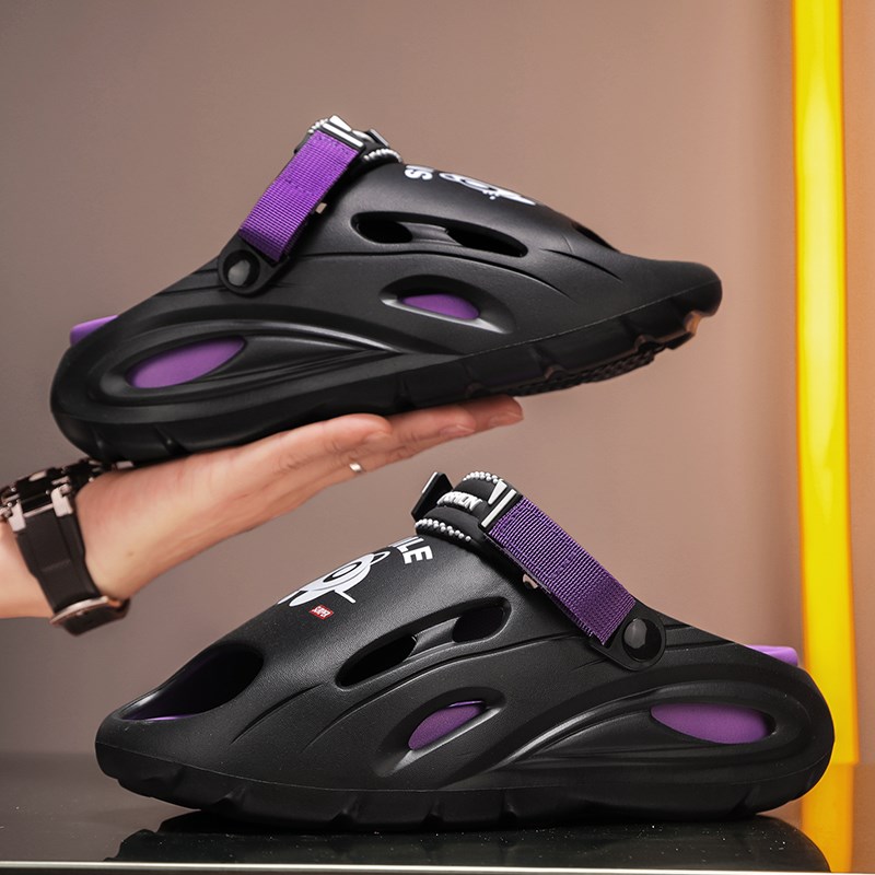 凉鞋男潮2025新款夏季外穿休闲运动防滑耐磨凉拖男生海边沙滩拖鞋