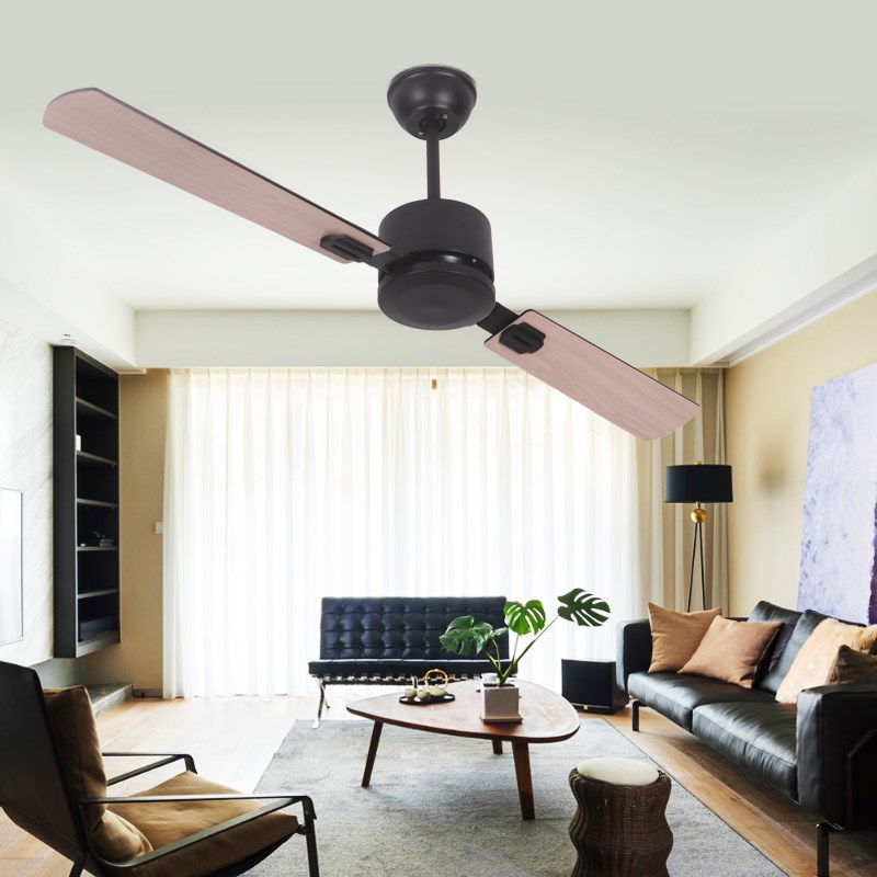 欧式美式风扇灯开叶扇简约吊扇灯餐厅吊灯家用现代带变频遥控双控