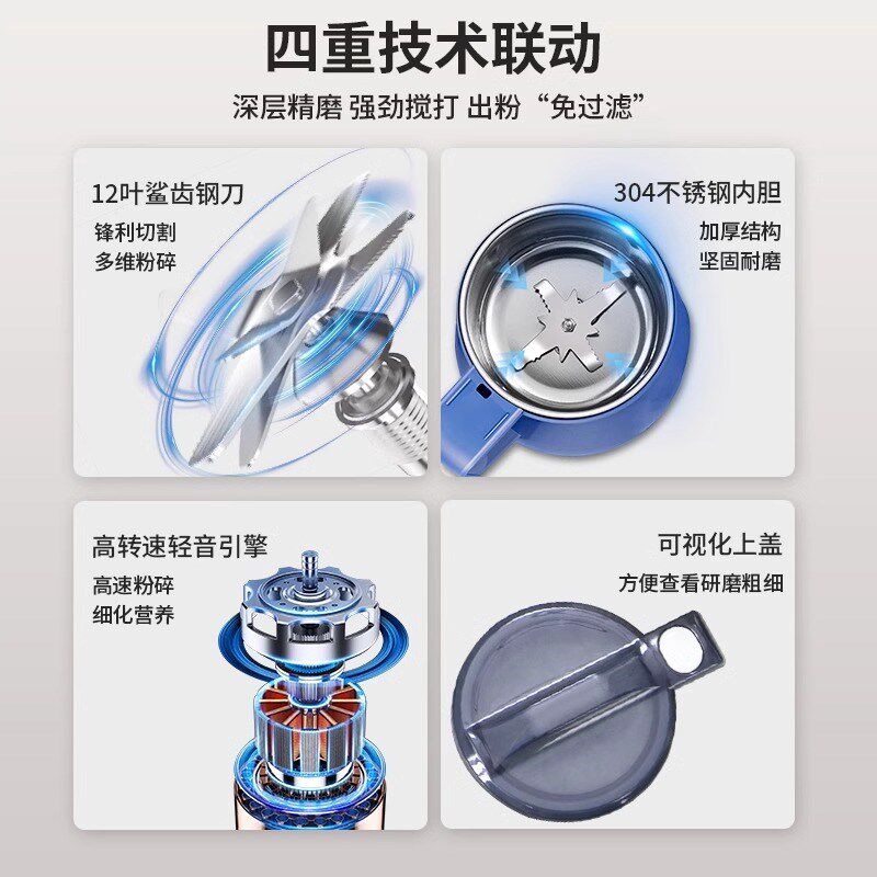 粉碎机家用小型磨粉机五谷杂粮超细研磨机打粉机破碎机打磨破壁