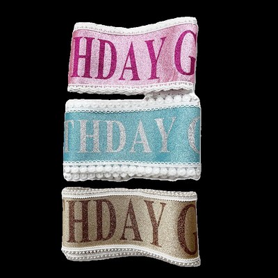 花边装饰礼仪绶带定制礼仪带扮演肩带生日颁奖选秀礼带绥带迎宾带