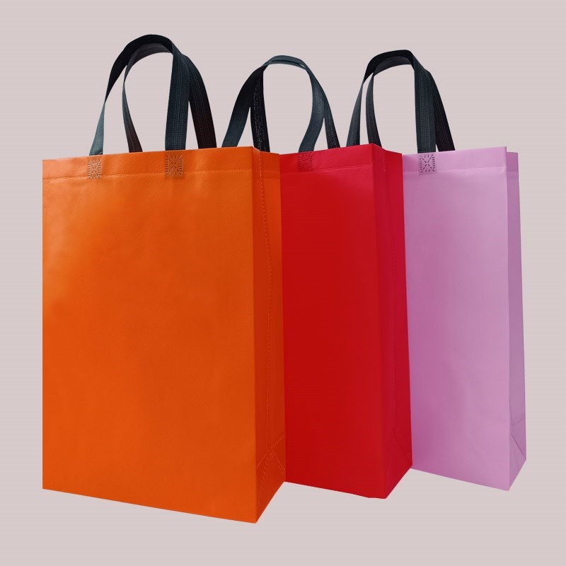 覆膜无纺布袋定做印logo服装店手E提袋定制环保广告宣传购物袋印