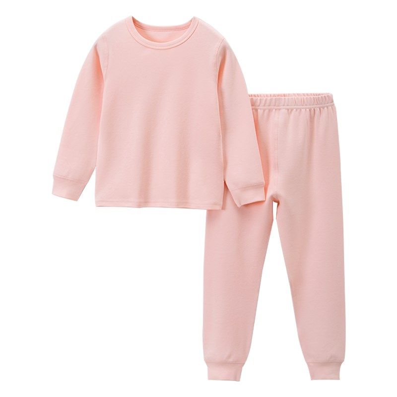 儿童中半高领内衣套装舒绒弹力保暖秋衣秋裤男女线衣春秋冬季