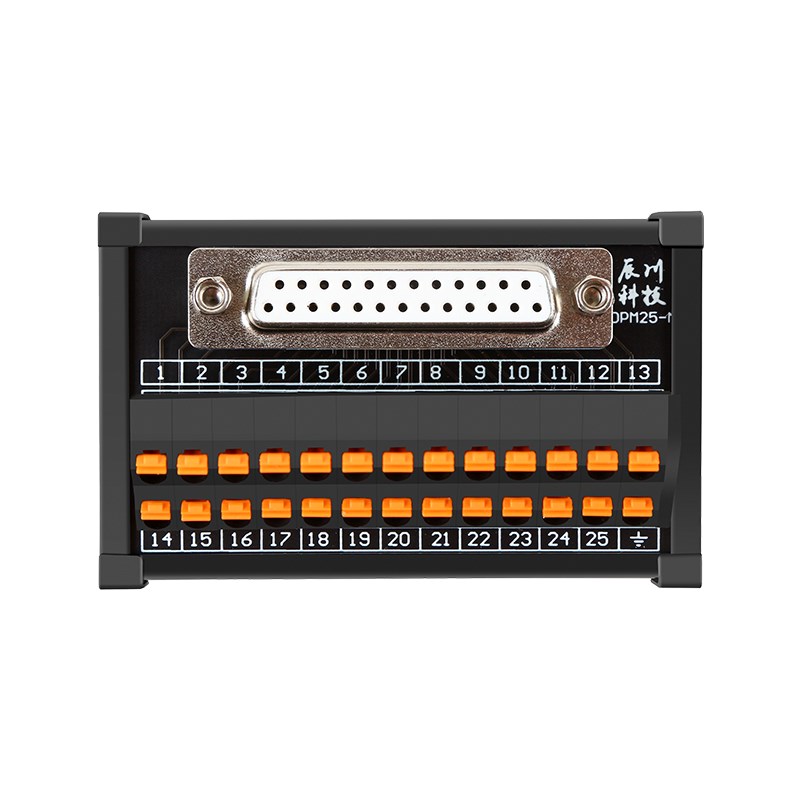 针37公db25焊转接db9头直db15串口板导轨排端子端子插式台免中继