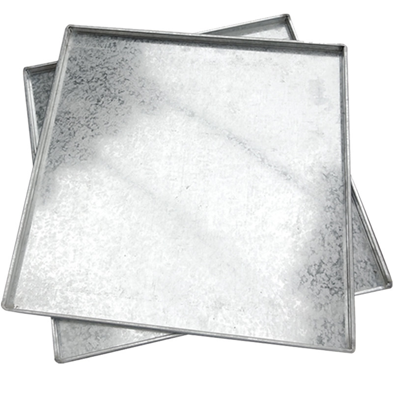 广东肠粉机商用加厚肠粉蒸盘不锈钢锌铁盘大托盘定制锌铁肠粉托盘