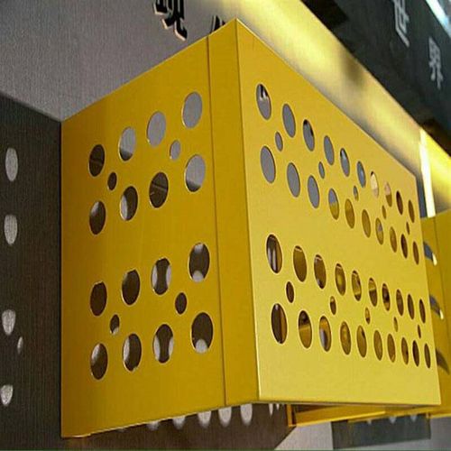 定制铝单板外机空调罩烤漆铝合金冲孔雕花镂空格栅百叶铝板外机罩