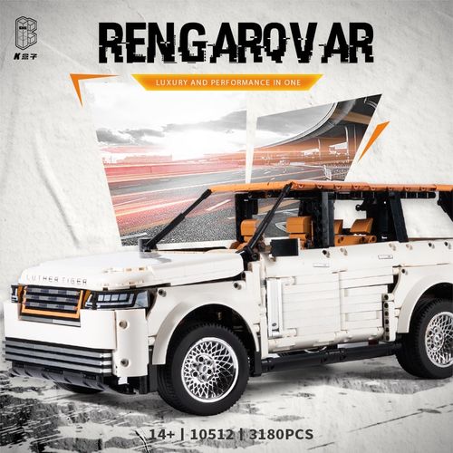 K盒子10512越野积木汽车拼装玩具高难度男孩机械组六一儿童节礼物