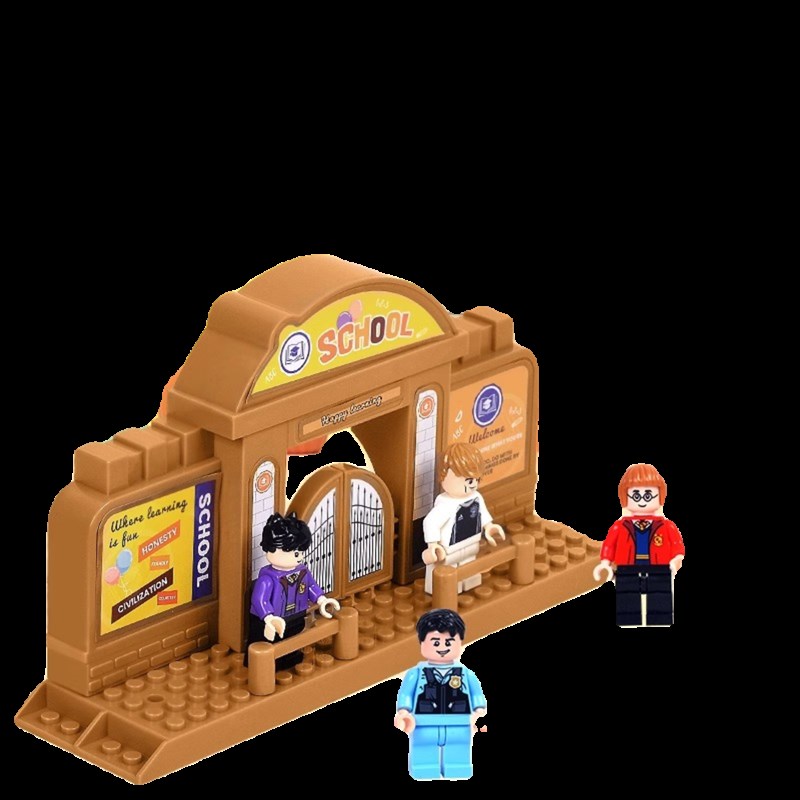 儿童校车宝宝公交车双层巴士益智玩具可开门男孩公共汽车模型3岁