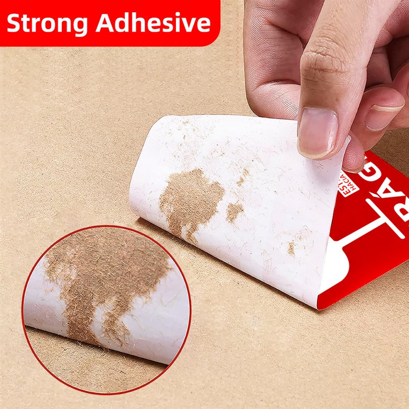 现货小心轻放易碎品不干胶标签易碎标签快递贴纸警示箱贴