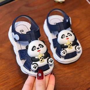 1到3岁儿童宝宝塑料凉鞋男宝夏季可下水湿水男童软底防滑透气踩水