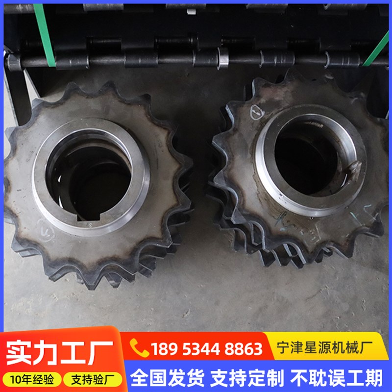 不锈钢304链轮输送设备非标工业链轮齿轮3分4分5分工业传动链轮