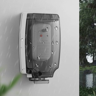 86型暗装电源防水盒16a一体插头开关盒保护盒漏电保护插座防水罩