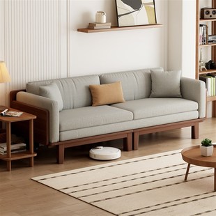 实木沙发床折叠两用2025新款 可以长期睡的P沙发床一体 可变贵妃