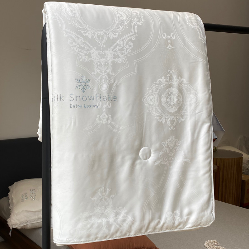 高端抗菌60支大提花蚕丝雪绒夏被芯薄款柔软亲肤细腻空调被芯被子,床上用品,化纤被,淘宝优惠券,粉丝福利购,淘宝优惠卷
