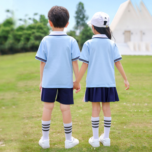 儿童运动会班服 幼儿园园服夏装 小学生校服夏季 套装 英伦风新款