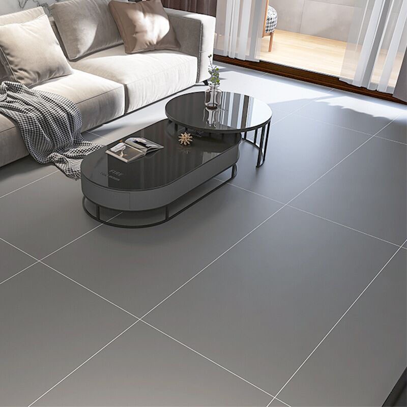 现代简约纯黑白灰色瓷砖600X1200客厅卧室餐厅哑光仿古砖阳台地砖