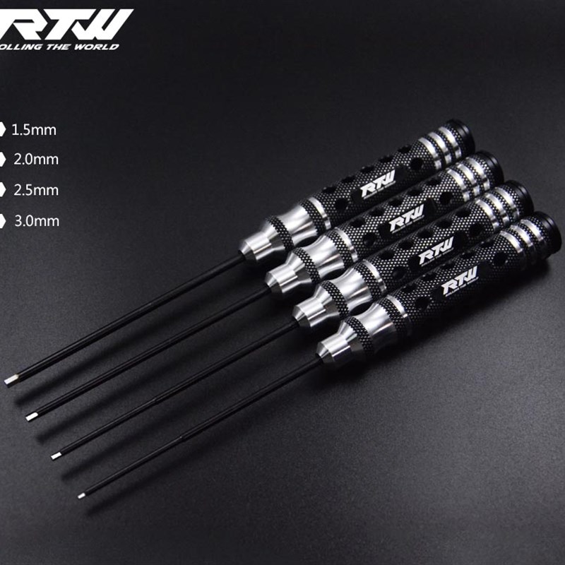 RTW 内六角公制螺丝刀 RC模型车模 航模维修工具 1.5-2.0-2.5-3.0