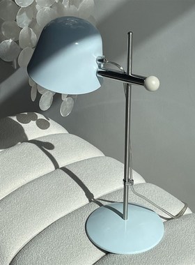 树的岛e款升降台灯中古不锈钢旋转书桌面床头灯氛围高级