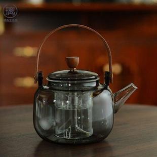 耐高温玻璃煮茶壶家用提梁壶小型煮茶器泡茶壶电陶炉烧水壶套装