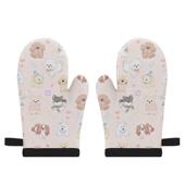 Inkix大型熊许多狗和猫厨房烤箱连指手套加厚微波炉绝缘手套